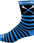 Calcetines de ciclismo Park Tool SOX-6 - Negro/Azul (talla pequeña/mediana)