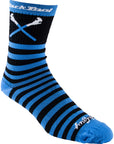 Calcetines de ciclismo Park Tool SOX-6 - Negro/Azul (talla pequeña/mediana)