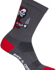 SockGuy SGX Rise and Grind Socks - 6" Gray Small/Medium