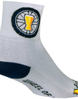 Calcetines clásicos Destiny de SockGuy - Grises, 7,6 cm, talla L/XL