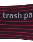 Calcetines clásicos reventados SockGuy - Rayas negras/rojas de 7,6 cm (talla grande/extra grande)