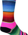 Calcetines Siesta de SockGuy Crew - Rosa/Multicolor, 15 cm, tallas grandes/extra grandes