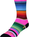 Calcetines Siesta de SockGuy Crew - Rosa/Multicolor, 15 cm, tallas grandes/extra grandes