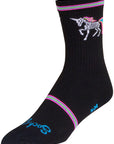 Calcetines deportivos Dark Magic de SockGuy - 15 cm, negros/multicolores, talla grande/extra grande