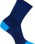 SockGuy Navy Stripes SGX Socks - 6" Navy Large/X-Large