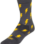 SockGuy SGX Lit Socks - 6" Gray Small/Medium
