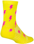 SockGuy SGX Lit Socks - 6" Yellow Large/X-Large