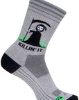 Calcetines deportivos Killin It de SockGuy - 15 cm (grande/extragrande)