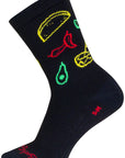 Calcetines deportivos Taco Life de SockGuy - 15 cm (grande/extragrande)