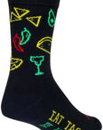 Calcetines deportivos Taco Life de SockGuy - 15 cm (grande/extragrande)