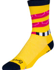 SockGuy Crew Rattle Socks - 6" Yellow Large/X-Large