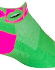 Calcetines clásicos SockGuy Smooch - 2,5 cm, verde, talla pequeña/mediana