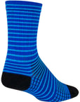 SockGuy SGX Royal Stripes Socks - 6" Royal Small/Medium