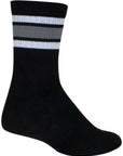 SockGuy SGX Throwback Socks - 6" Black Small/Medium