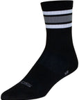 SockGuy SGX Throwback Socks - 6" Black Small/Medium