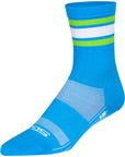 SockGuy SGX Throwback Socks - 6" Blue Small/Medium