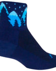 SockGuy Classic Midnight Socks - 3" Black Small/Medium
