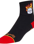 Calcetines clásicos SockGuy con efecto quemado - 7,6 cm (grande/extragrande)