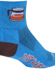 Calcetines clásicos con cabeza de marihuana SockGuy - 3" grandes/extra grandes