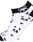 Calcetines bajos clásicos de panda SockGuy - 2,5 cm (mujeres, talla pequeña/mediana)