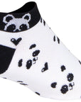 Calcetines bajos clásicos de panda SockGuy - 2,5 cm (mujeres, talla pequeña/mediana)