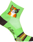 Calcetines clásicos de gato Buzz de SockGuy - 7,6 cm (grande/extragrande)