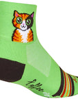 Calcetines clásicos de gato Buzz de SockGuy - 7,6 cm (grande/extragrande)