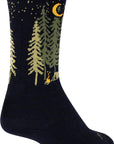 Calcetines de lana para campistas SockGuy - 15 cm, negros, talla L/XL