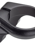 Abrazadera de tija de sillín Problem Solvers de 34,9 mm, atornillable, color negro, con soportes para portabultos