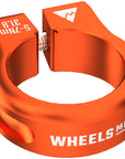 Wheels Manufacturing Seatpost Clamp - 31.8mm Bolt-On Orange
