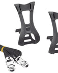 Dimension Toe Clip and Strap Set LG/XL Black
