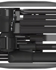 Lezyne Rap Ii - 20 Tubeless Multi Tool - 20 Herramientas con Herramienta para Cadena, Kit de Tapones para Tubeless, Inflador de CO2 Negro