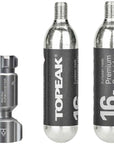 Paquete de combustible de CO2 Topeak Ninja Master Plus - (2) 16 g de CO2