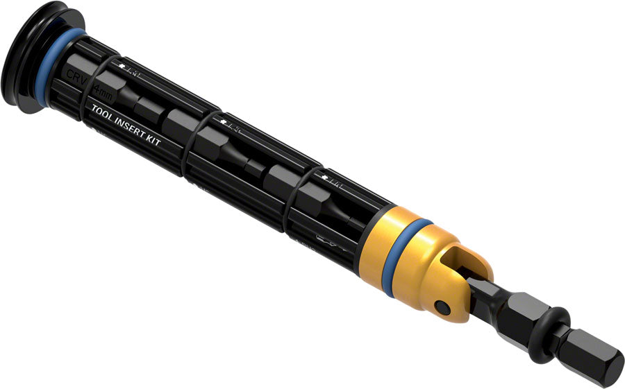 Kit de insertos para herramientas Lezyne, multiherramienta de montaje en extremo de barra, color negro