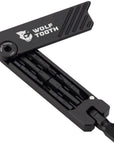 Llave hexagonal Wolf Tooth de 6 puntas - Multiherramienta negra