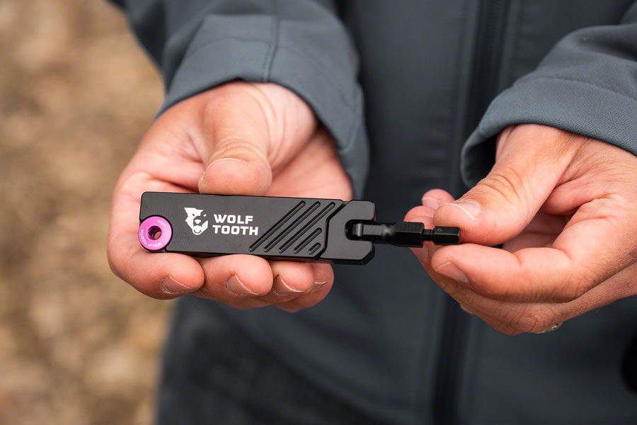 Llave hexagonal Wolf Tooth de 6 puntas - Multiherramienta verde