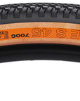 Neumático WTB Vulpine S - 700 x 45 TCS Tubeless plegable negro/bronceado ligero/rodamiento rápido doble DNA SG