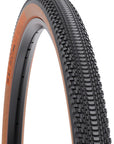 Neumático WTB Vulpine - 700 x 45 TCS Tubeless plegable negro/bronceado ligero/rodamiento rápido doble DNA SG