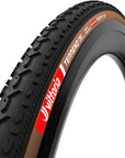 Vittoria Terreno T80 Coarse Loose Tire - 700 x 40 Tubeless Folding BLK/Brown Gravel Endurance Graphene G2.0
