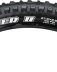 Maxxis High Roller II Tire - 27.5 x 2.8 Tubeless Folding BLK 3C Maxx Terra EXO
