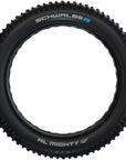 Schwalbe Al Mighty Tire - 26 x 4.8" Tubeless Folding BLK Evolution Line Addix Speed Grip Super Ground E-25