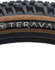 Neumático Teravail Ehline - 27,5 x 2,5 sin cámara, plegable, color tostado, ligero y flexible