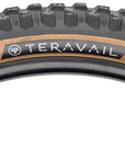 Neumático Teravail Kessel - 27,5 x 2,5 sin cámara, plegable, color tostado, duradero