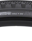 WTB Byway Tire - 700 x 40 TCS Tubeless Folding Black Light/Fast Rolling SG2