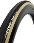 Neumático Vittoria Rally - 700 x 25 Tubular Plegable Negro/Bronceado
