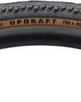 Neumático Teravail Updraft - 700 x 35 sin cámara, plegable, color tostado, ligero, flexible, compuesto rápido