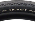 Neumático Teravail Updraft - 700 x 50 Tubeless Plegable BLK Compuesto Rápido y Duradero