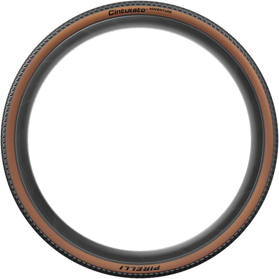 Pirelli Cinturato Adventure Tire - 700 x 35 Tubeless Folding Classic Tan TechWALL+ Pro Gravel