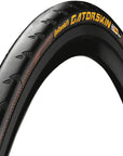Neumático Continental Gatorskin - 700 x 23 Clincher plegable negro PolyX Breaker