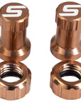 Stans Tubeless Valve Stem Cap Color Kit - Copper Pair